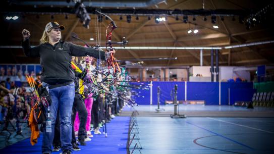 deelnemers kings of archery, klik voor een vergroting