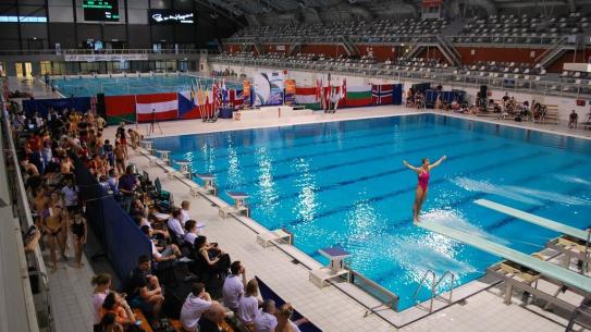 overzichtsfoto eindhoven diving cup, klik voor een vergroting