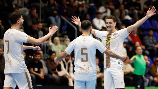 spelers tijdens KNVB Futsal Cup 2024, klik voor een vergroting