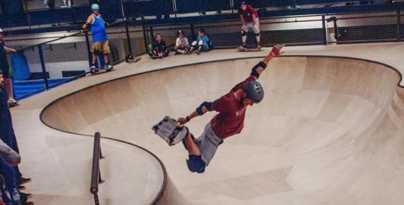 deelnemers aan het WK streetboarden in 2024